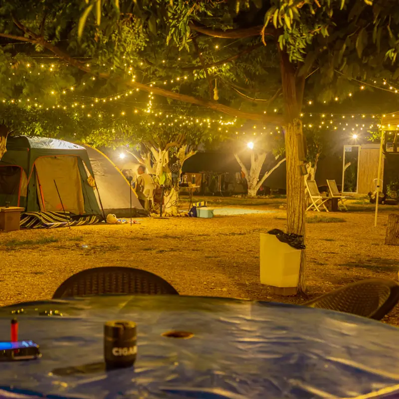 Mandalina Camping Beldibi gece kamp alanı 1