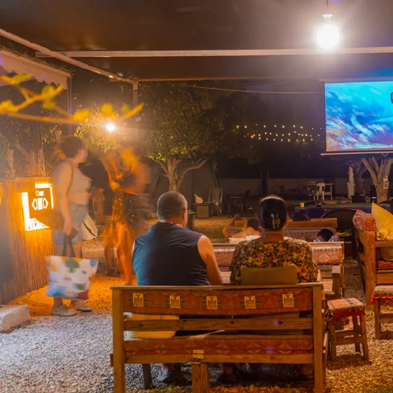 Mandalina Camping Beldibi gece kamp alanı 2