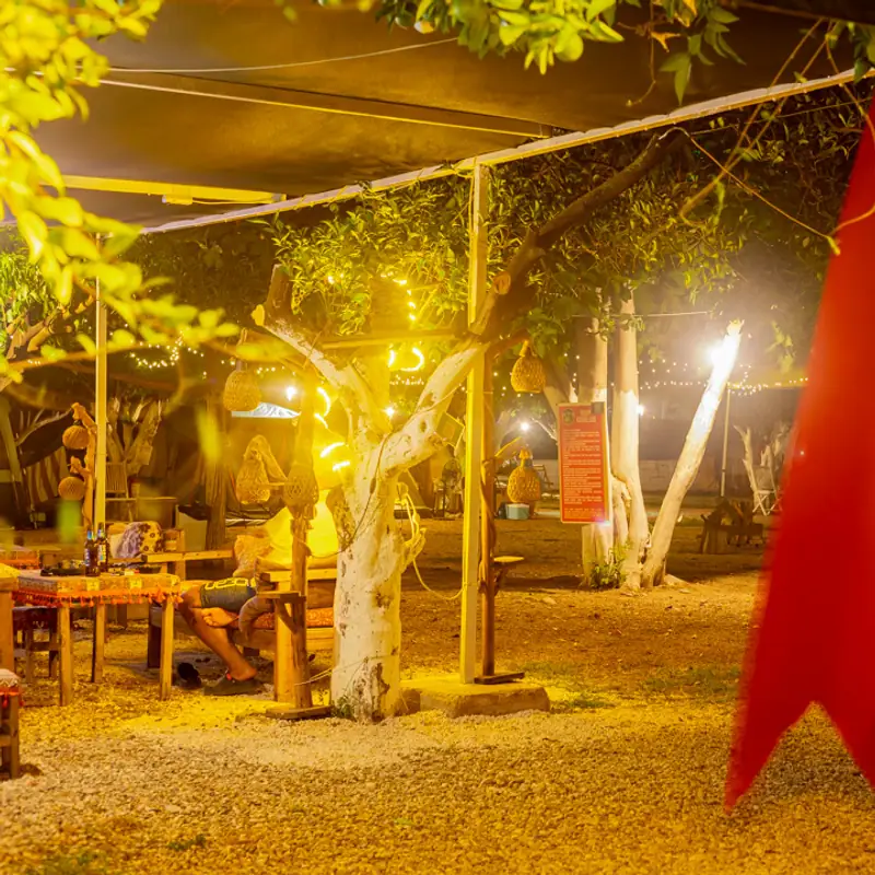 Mandalina Camping Beldibi gece kamp alanı 5