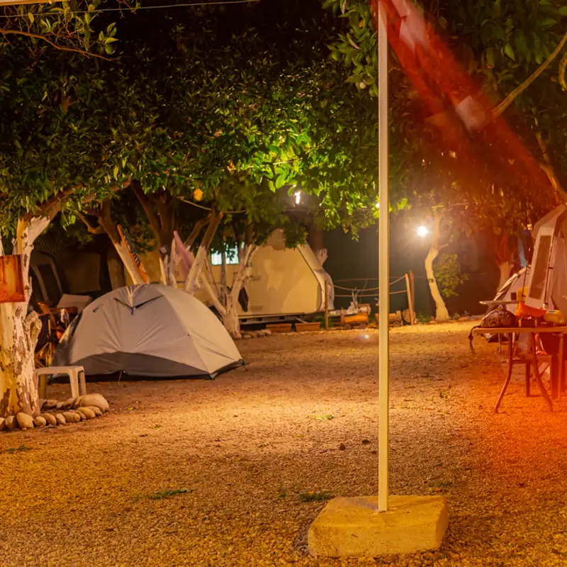 Mandalina Camping Beldibi gece kamp alanı 6