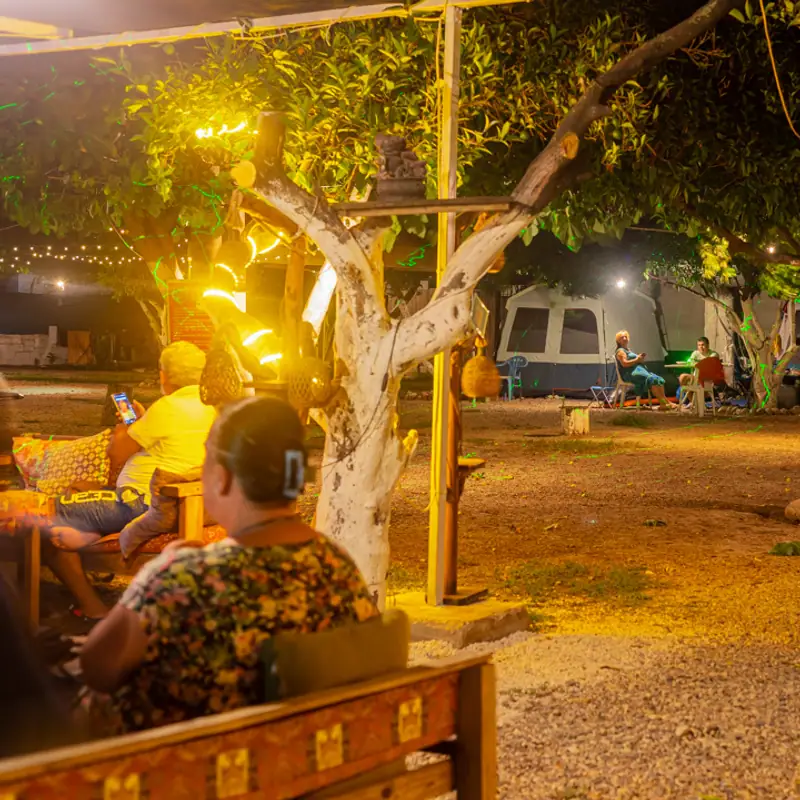 Mandalina Camping Beldibi gece kamp alanı 7