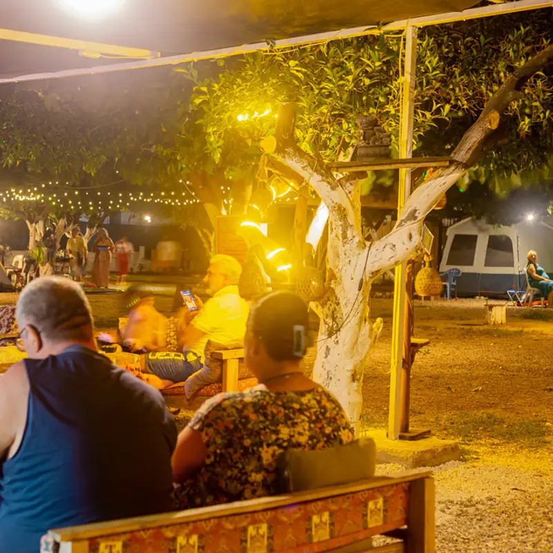 Mandalina Camping Beldibi gece kamp alanı 8