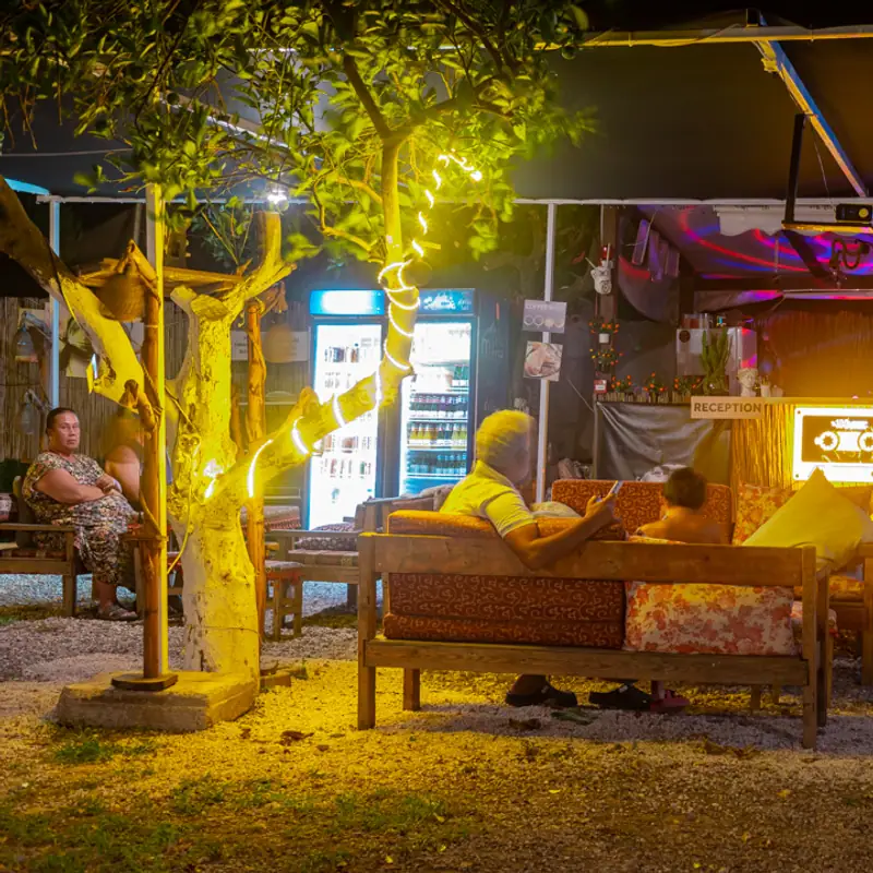 Mandalina Camping Beldibi gece kamp alanı 9
