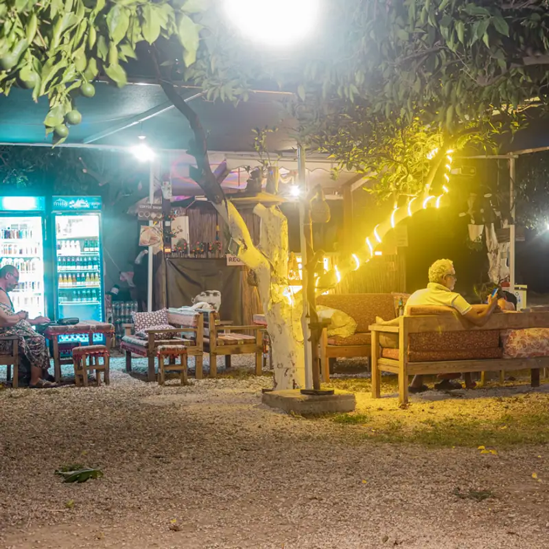 Mandalina Camping Beldibi gece kamp alanı 10