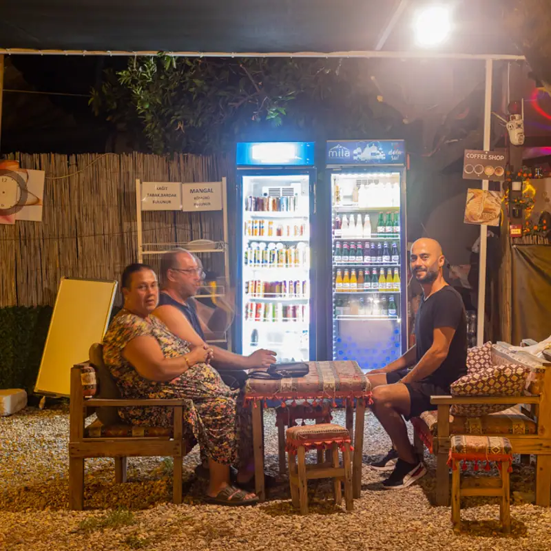 Mandalina Camping Beldibi gece kamp alanı 13