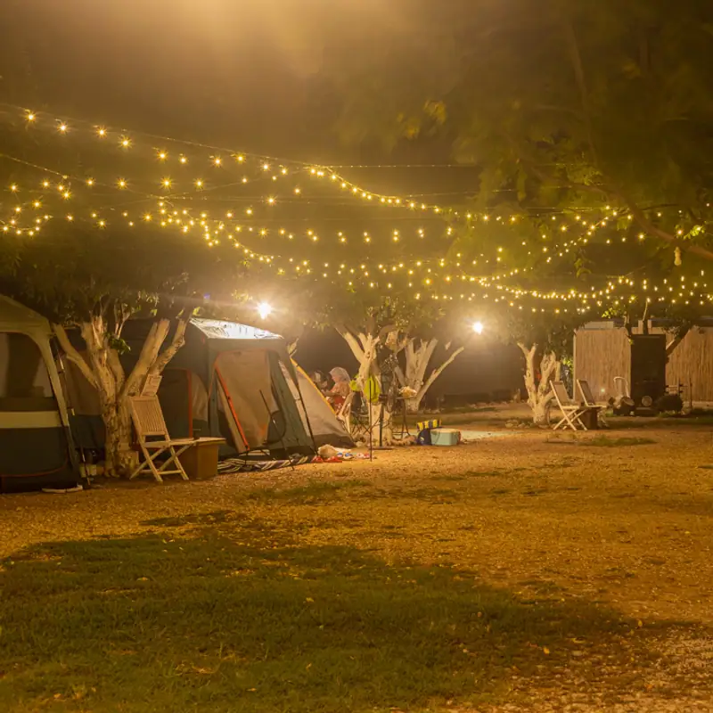 Mandalina Camping Beldibi gece kamp alanı 14