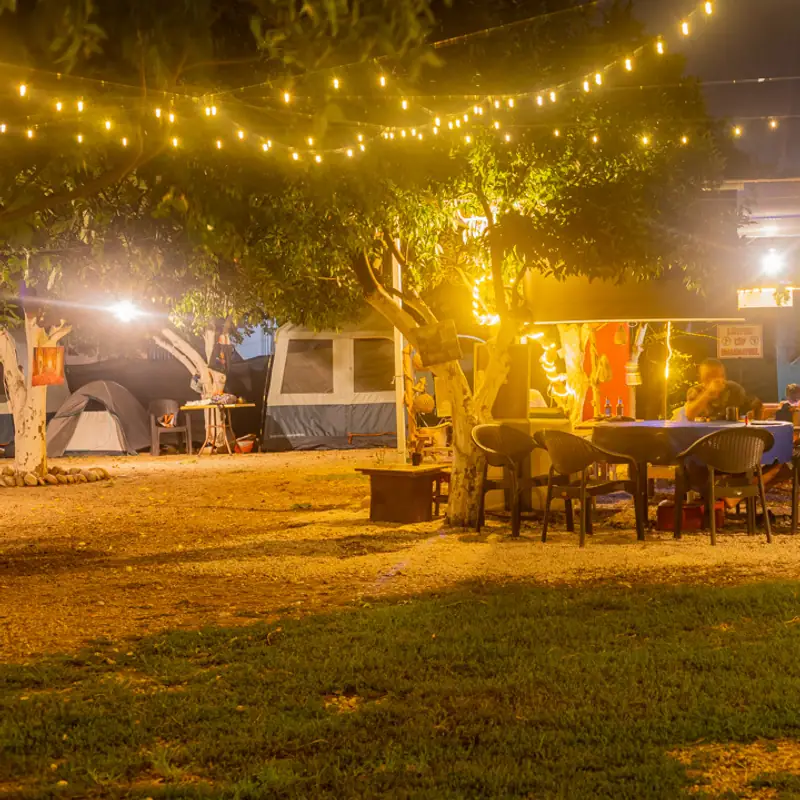 Mandalina Camping Beldibi gece kamp alanı 17