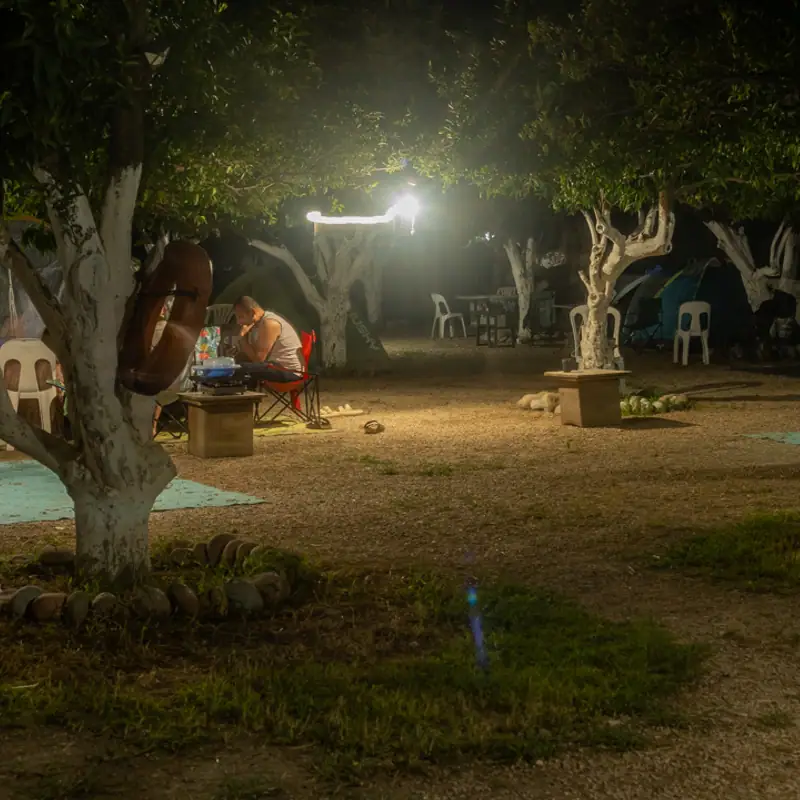Mandalina Camping Beldibi gece kamp alanı 23