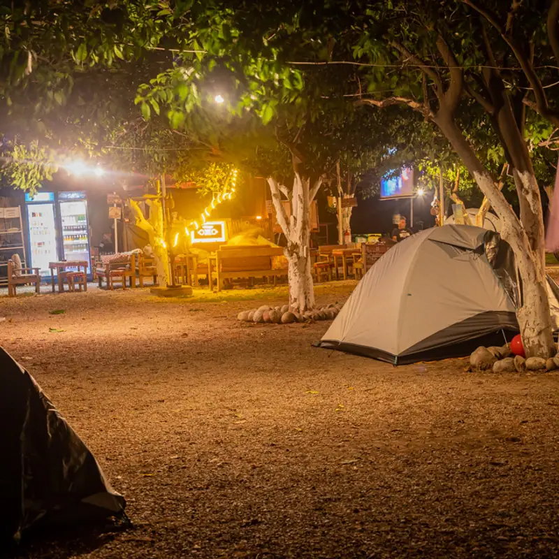 Mandalina Camping Beldibi gece kamp alanı 28