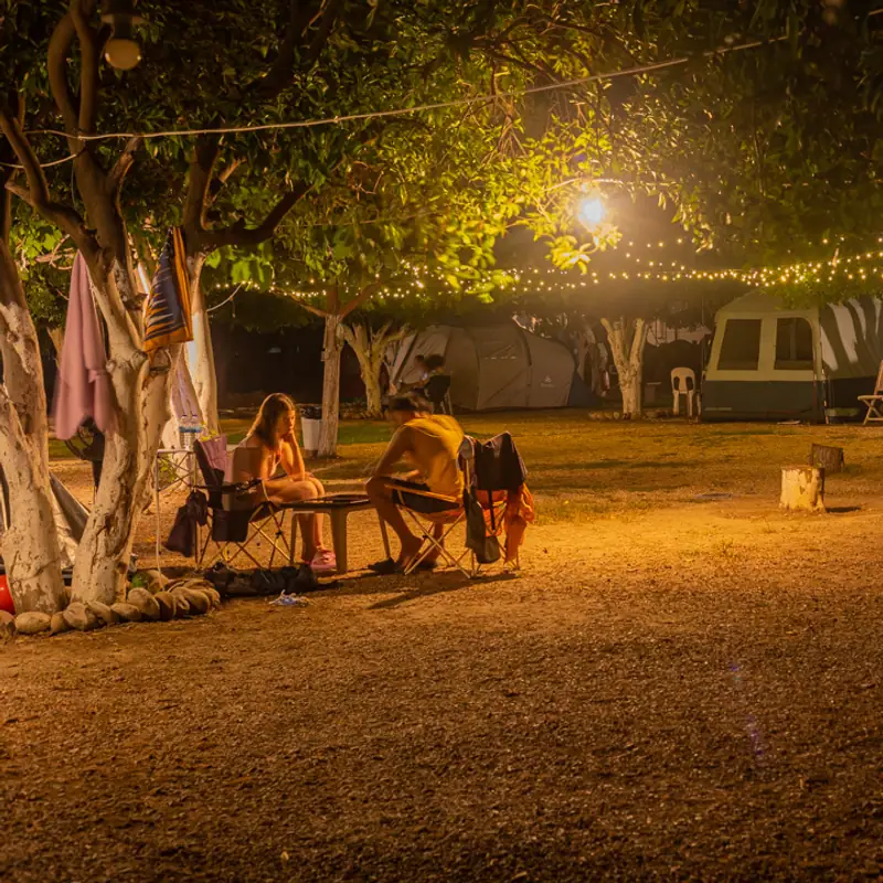 Mandalina Camping Beldibi gece kamp alanı 29